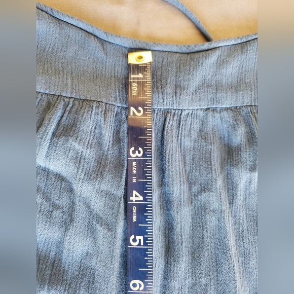 St. John's Bay Blue Boho V-Neck Tunic Top Flower Embroidery Women's Size 2X - Picture 11 of 12